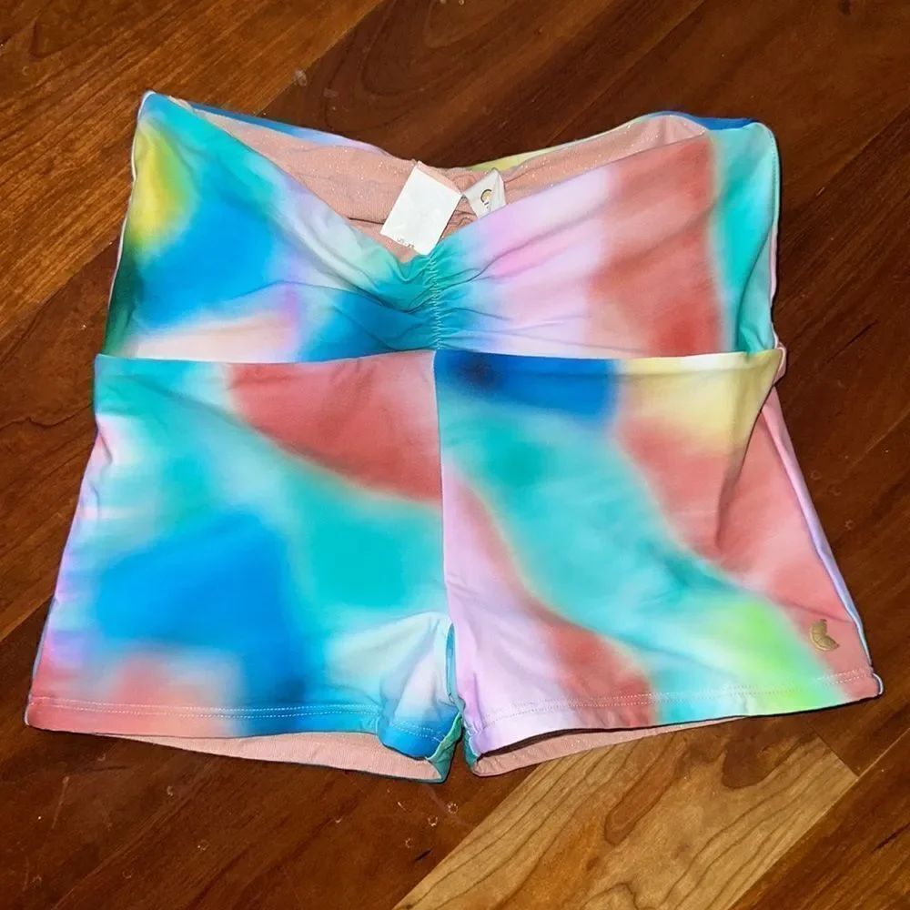 Citrus Reversible Biker Shorts